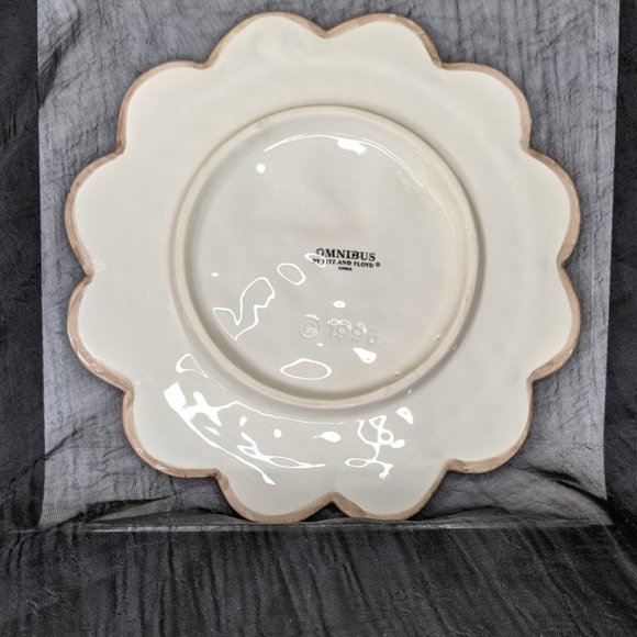 Fitz and Floyd Omnibus Plate 1996 - "Good Friends Warm the Heart" - Picture 3 of 7